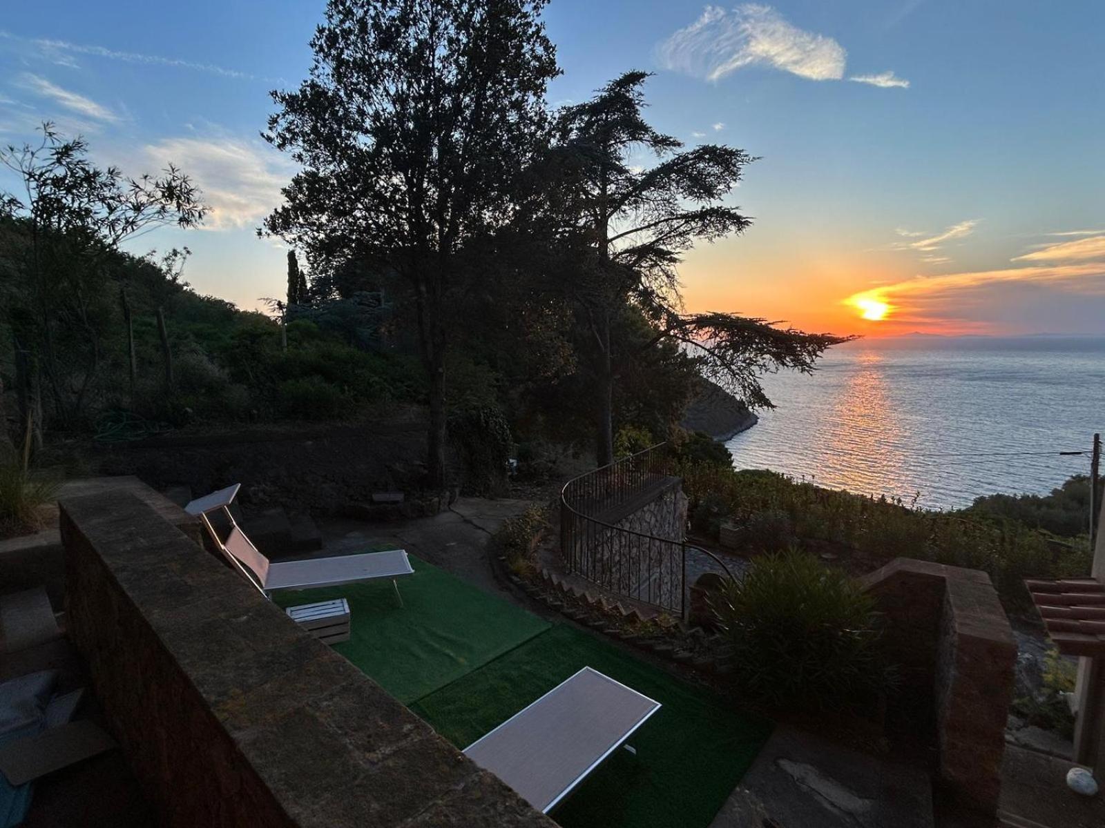 Villa Velta Sea Sunset ポルト・サント・ステーファノ エクステリア 写真