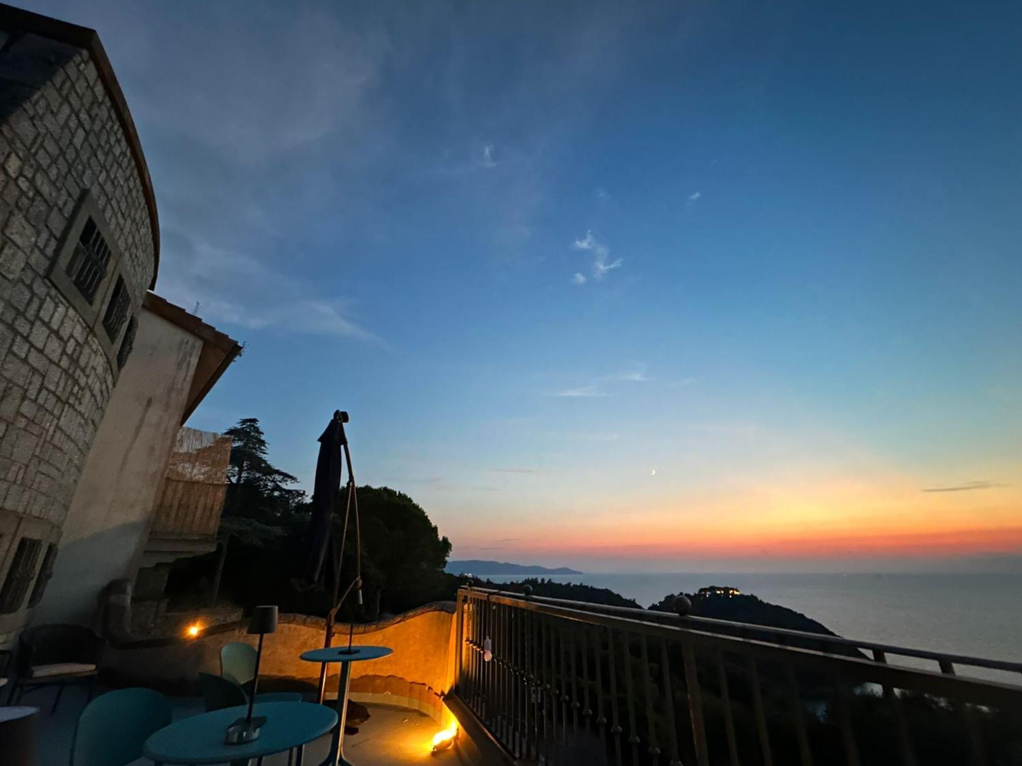 Villa Velta Sea Sunset ポルト・サント・ステーファノ エクステリア 写真